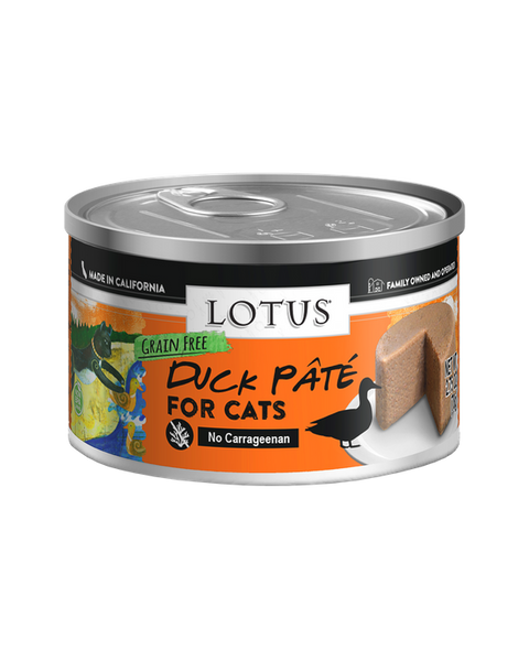 Lotus Duck Pate Wet Cat Food 2.75oz