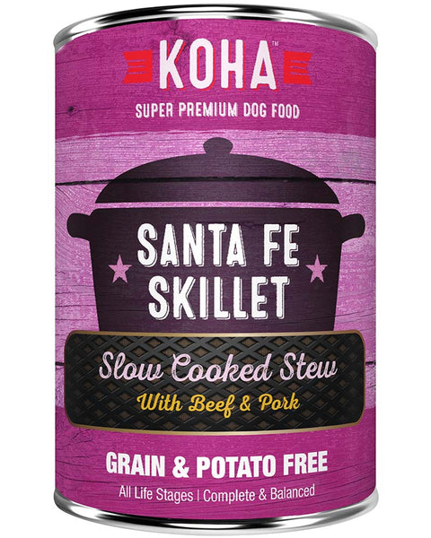 Koha Santa Fe Skillet Slow Cooked Stew Wet Dog Food 12.7oz