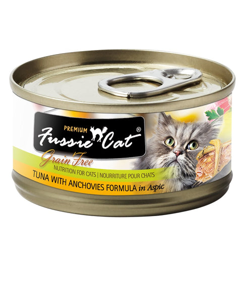 Fussie Cat Tuna with Anchovies Wet Cat Food 2.8oz