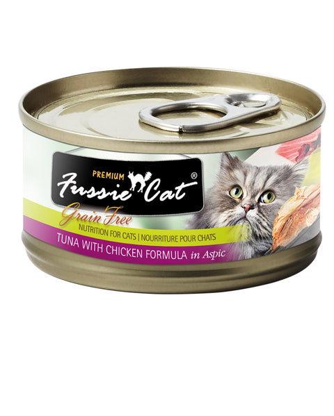 Fussie Cat Tuna with Chicken Wet Cat Food 2.82oz
