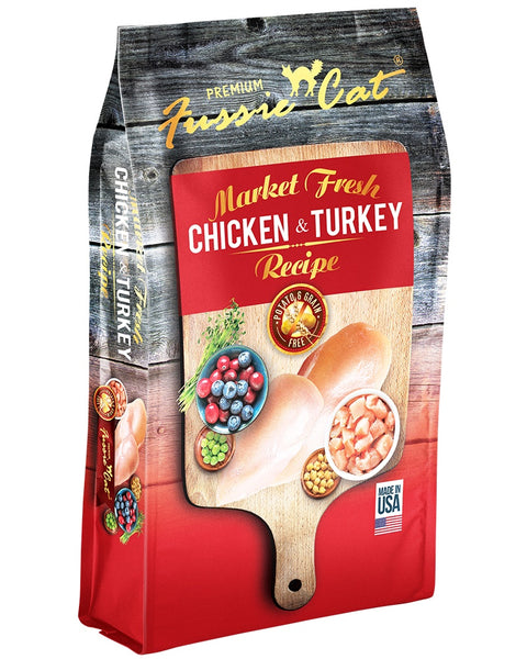 Fussie Cat Market Fresh Chicken & Turkey Dry Cat Food 2lb