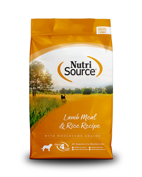 NutriSource Lamb & Rice Dry Dog Food 26lb