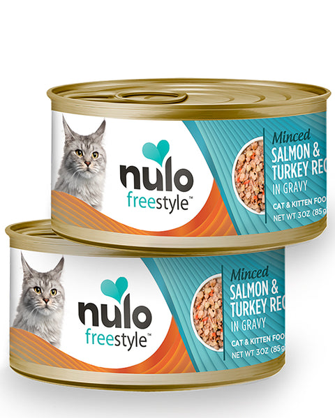 Nulo Freestyle Minced Salmon & Turkey Wet Cat Food 3oz