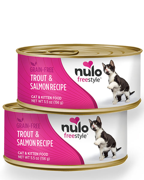 Nulo Freestyle Trout & Salmon Paté Wet Cat Food 5.5oz