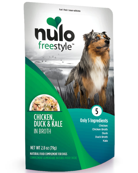 Nulo Freestyle Chicken, Duck & Kale Dog Food Pouch 2.8oz