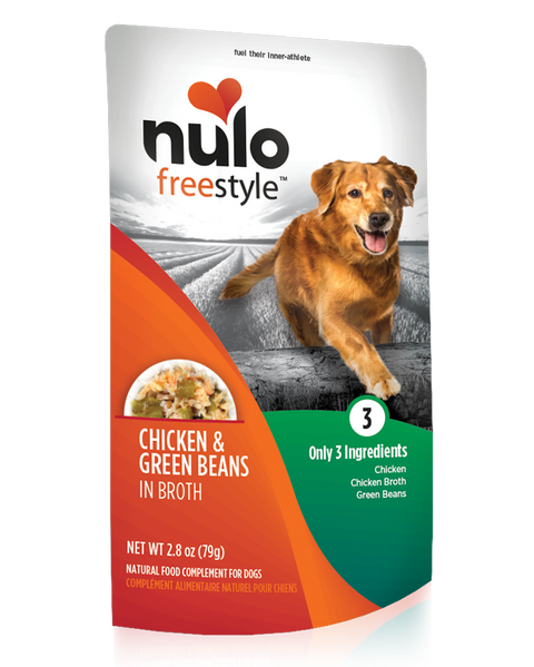 Nulo Freestyle Chicken & Green Beans Shredded Dog Pouch 2.8oz