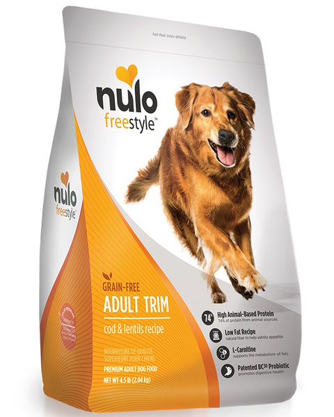 Nulo Freestyle Adult Trim Cod & Lentils Dry Dog Food 11lb