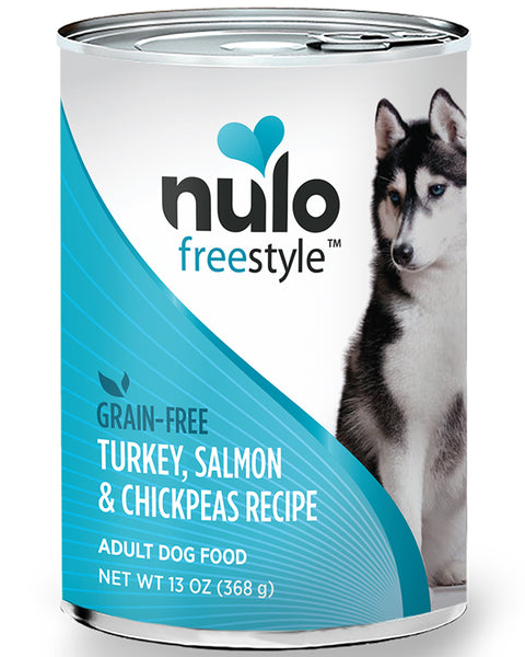 Nulo Freestyle Adult Turkey, Salmon & Chickpeas Wet Dog Food 13oz