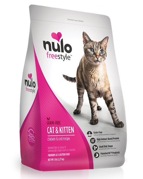 Nulo Freestyle Chicken & Cod Cat & Kitten Dry Food 5lb