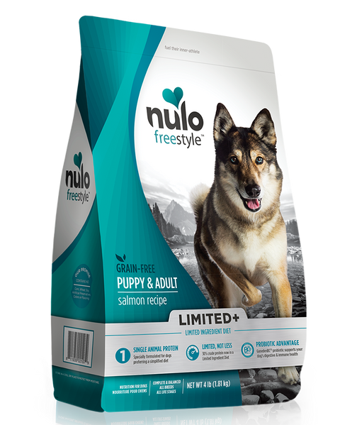 Nulo Freestyle Puppy & Adult Limited Ingredient Salmon Dry Dog Food 4lb