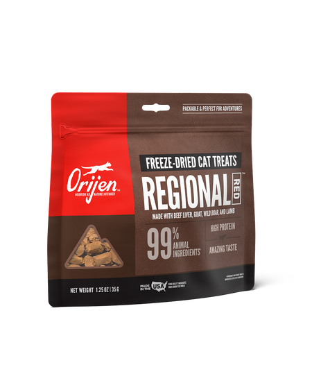 Orijen Freeze-Dried Cat Treats - Regional Red Recipe 1.25oz