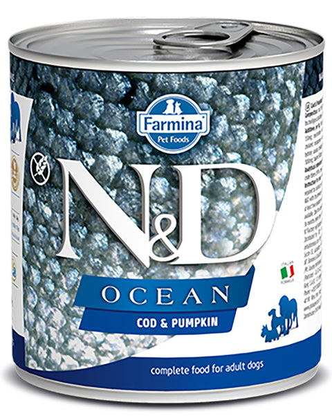 Farmina N&D Ocean Cod & Pumpkin Wet Dog Food 10oz