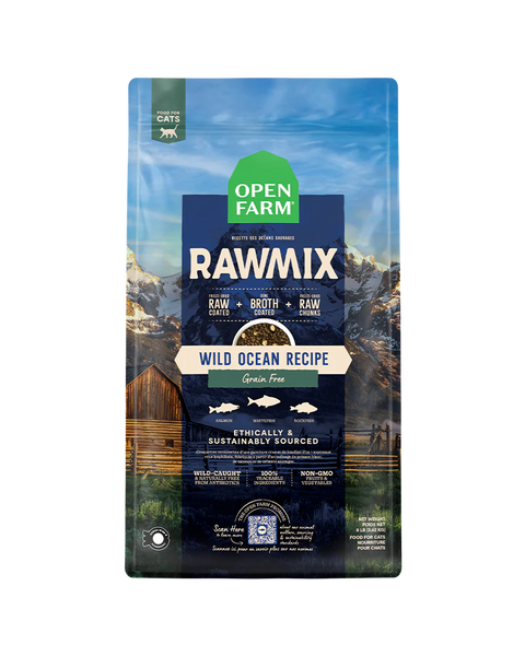 Open Farm RawMix Wild Ocean Grain-Free Dry Cat Food 2.25lb