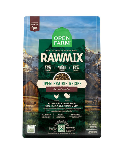 Open Farm RawMix Open Prairie Ancient Grains Dry Dog Food 20lb