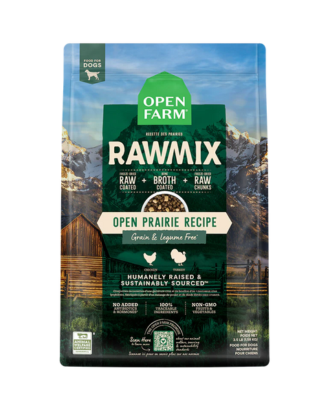Open Farm RawMix Open Prairie Grain-Free Dry Dog Food 20lb