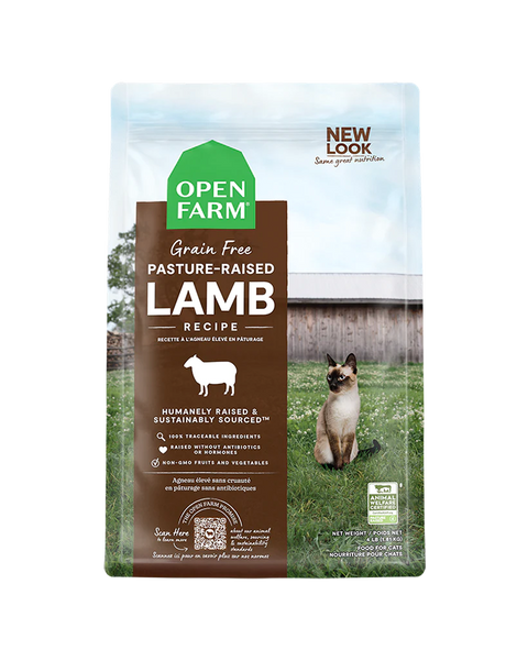 Open Farm Pasture-Raised Lamb Dry Cat Food 8lb