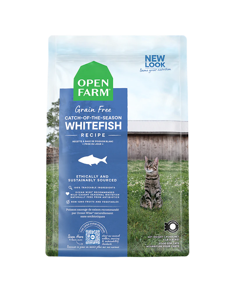 Open Farm Catch-of-the-Season Whitefish Dry Cat Food 4lb