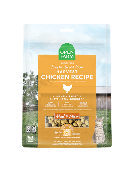 Open Farm Chicken Freeze-Dried Raw Cat Food 3.5oz