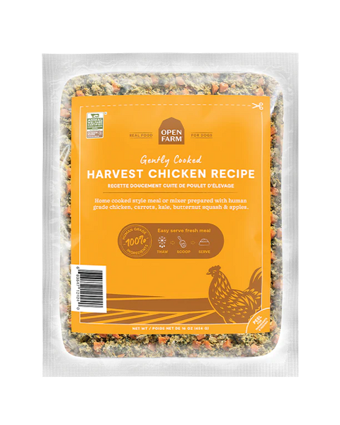 Open Farm Gently Cooked Harvest Chicken Dog Food 16oz