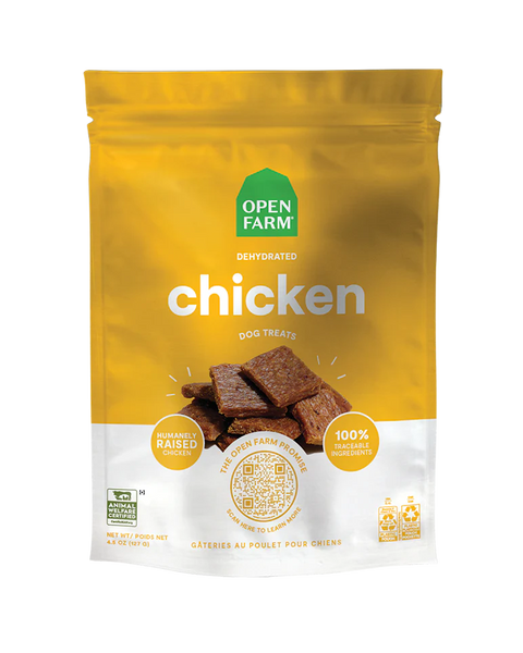 Open Farm Dehydrated Chicken Dog Treats 4.5oz