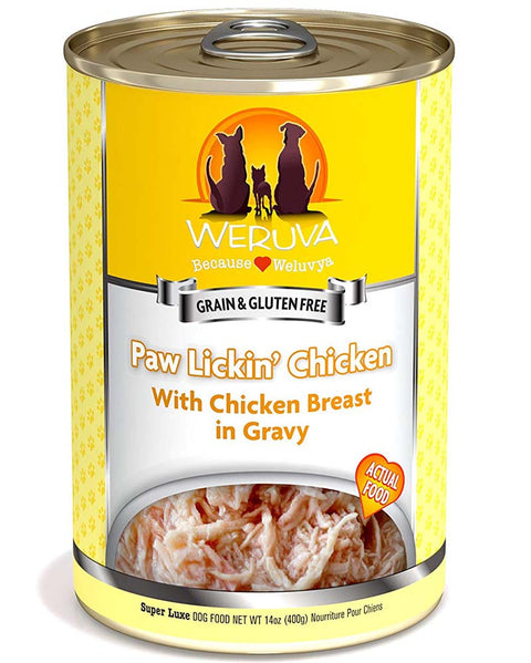 Weruva Paw Lickin' Chicken Wet Dog Food 14oz