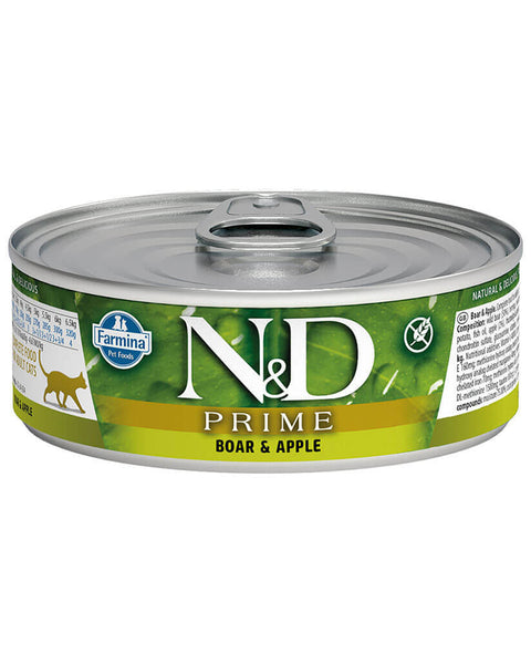 Farmina N&D Prime Boar & Apple Wet Cat Food 2.8oz