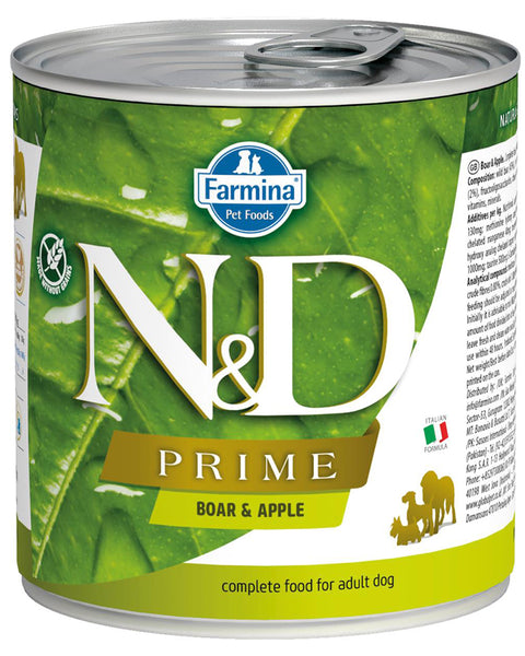 Farmina N&D Prime Boar & Apple Wet Dog Food 10oz
