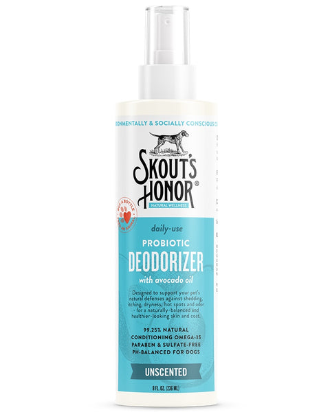 Skout’s Honor Probiotic Deodorizer for Dogs & Cats - Unscented 8oz