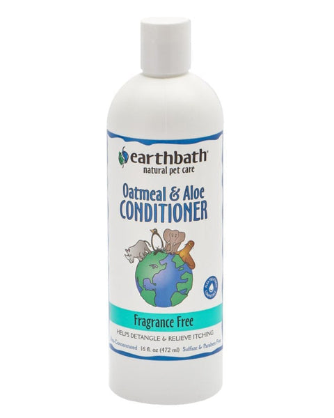 EarthBath Fragrance-Free Oatmeal & Aloe Conditioner for Dogs & Cats 16oz