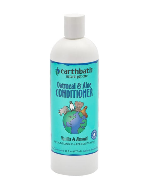 EarthBath Oatmeal & Aloe Vanilla & Almond Conditioner for Dogs & Cats 16oz