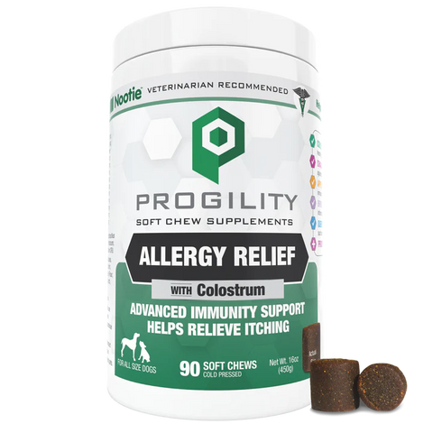 Nootie Progility Allergy Relief Soft Chew  Supplements for Dogs - 90ct