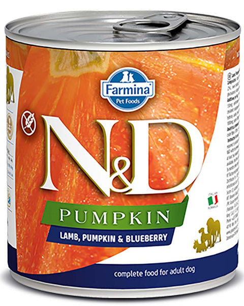 Farmina N&D Pumpkin Lamb & Blueberry Wet Dog Food 10oz