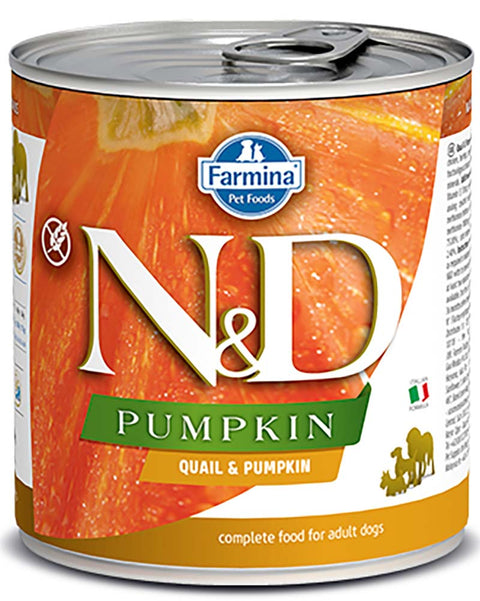 Farmina N&D Quail & Pumpkin Adult Wet Dog Food 10oz