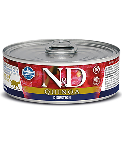 Farmina N&D Quinoa Digestion Lamb Wet Cat Food 2.8oz