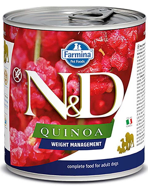 Farmina N&D Quinoa Weight Management Lamb Wet Dog Food 10oz