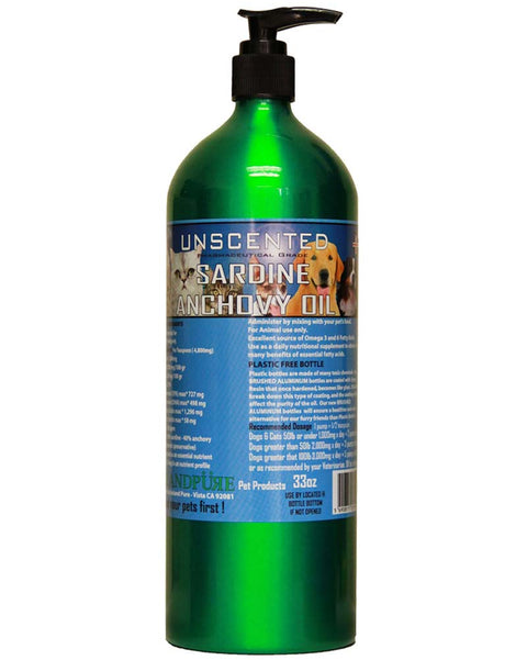Iceland Pure Sardine Anchovy Oil for Dogs & Cats