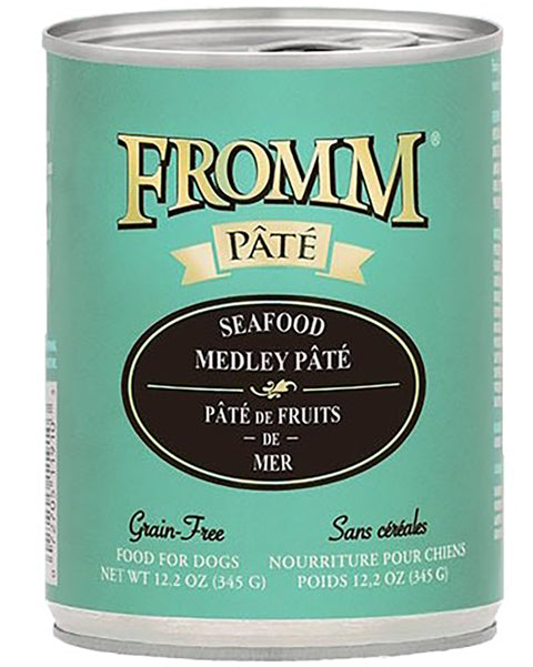 Fromm Seafood Medley Pate Canned Dog Food 12 oz