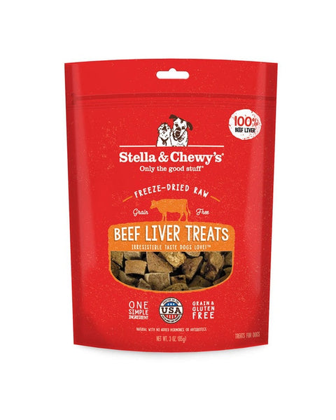 Stella & Chewy's Freeze-Dried Beef Liver Dog Treats 3oz
