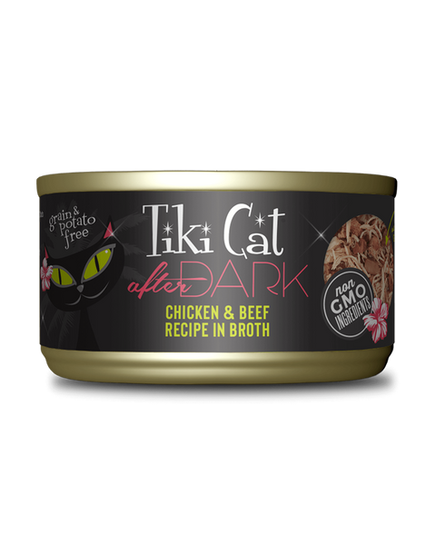 Tiki Cat After Dark Chicken & Beef Wet Food 2.8oz