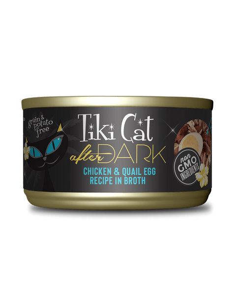Tiki Cat After Dark Chicken & Quail Egg Wet Food 2.8oz