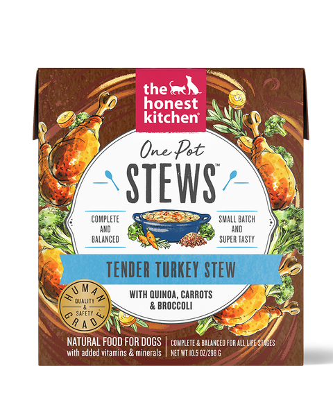 The Honest Kitchen One Pot Stew - Tender Turkey Wet Dog Food 10.5oz