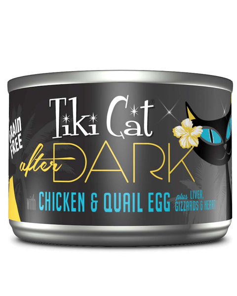 Tiki Cat After Dark Chicken & Quail Egg Wet Food 5.5oz