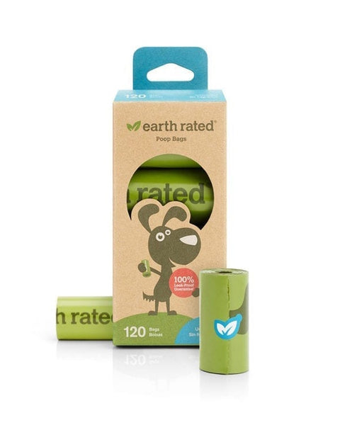 Earth Rated Unscented Poop Bags - 8 Rolls, 120 bags