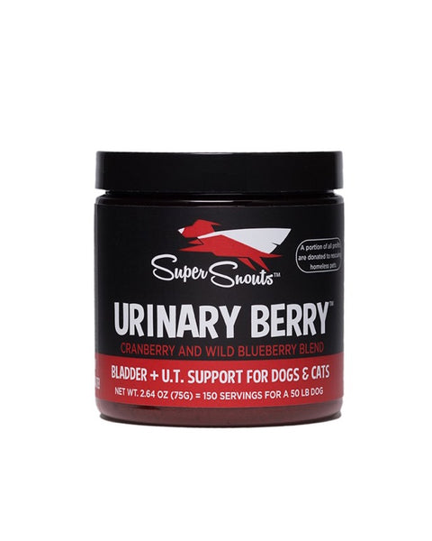 Super Snouts Urinary Berry Bladder + U.T. Support for Dogs & Cats 2.64oz