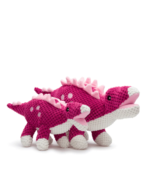 FabDog Floppy Stegosaurus Plush Dog Toy