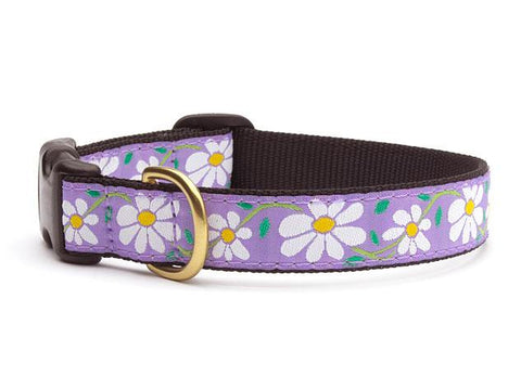 Up Country Purple Daisy Dog Collar