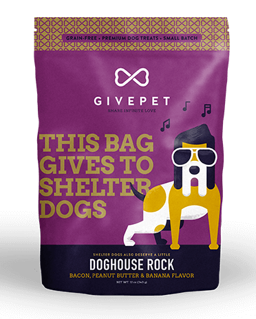 GivePet Dog House Rock Dog Treats 11oz