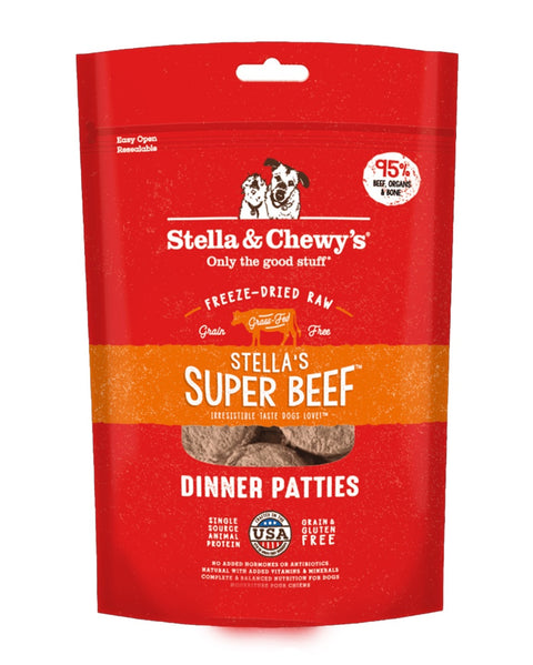 Stella & Chewy’s Freeze-Dried Beef Dinner Patties for Dogs 25oz