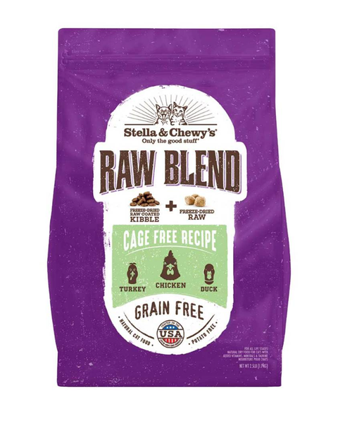 Stella & Chewy's Raw Blend Cage-Free Kibble for Cats 2.5lb