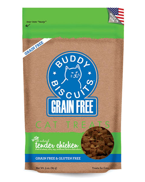Buddy Biscuits Grain-Free Cat Treats Chicken 3oz